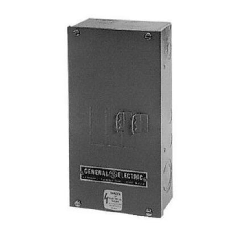 GE Q-Line® TQL100S Circuit Breaker Enclosure, 15.2 in L x 6.9 in W x 4 in D, NEMA 1, Steel